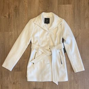 White pea coat